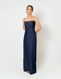 Vestido Homenaje - Denim