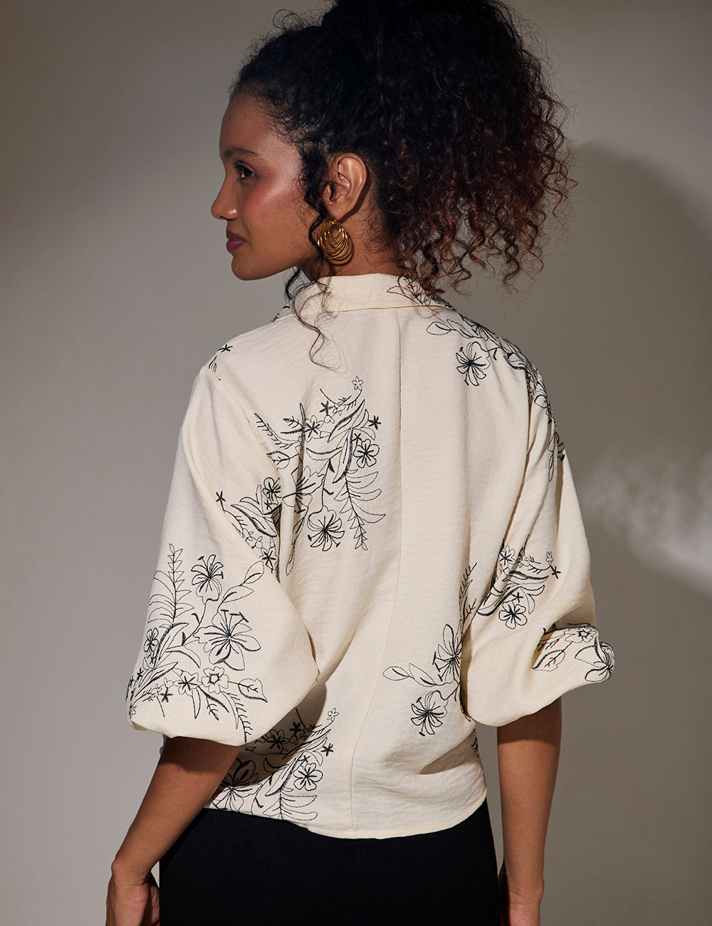 Blusa Maris - Marfil