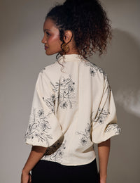 Blusa Maris - Marfil