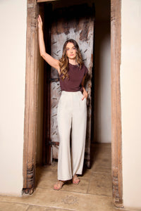 Pantalón Merlot - Arena