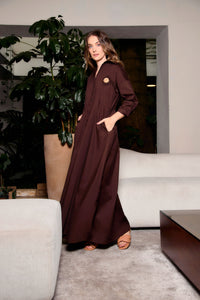 Vestido Destino - Café