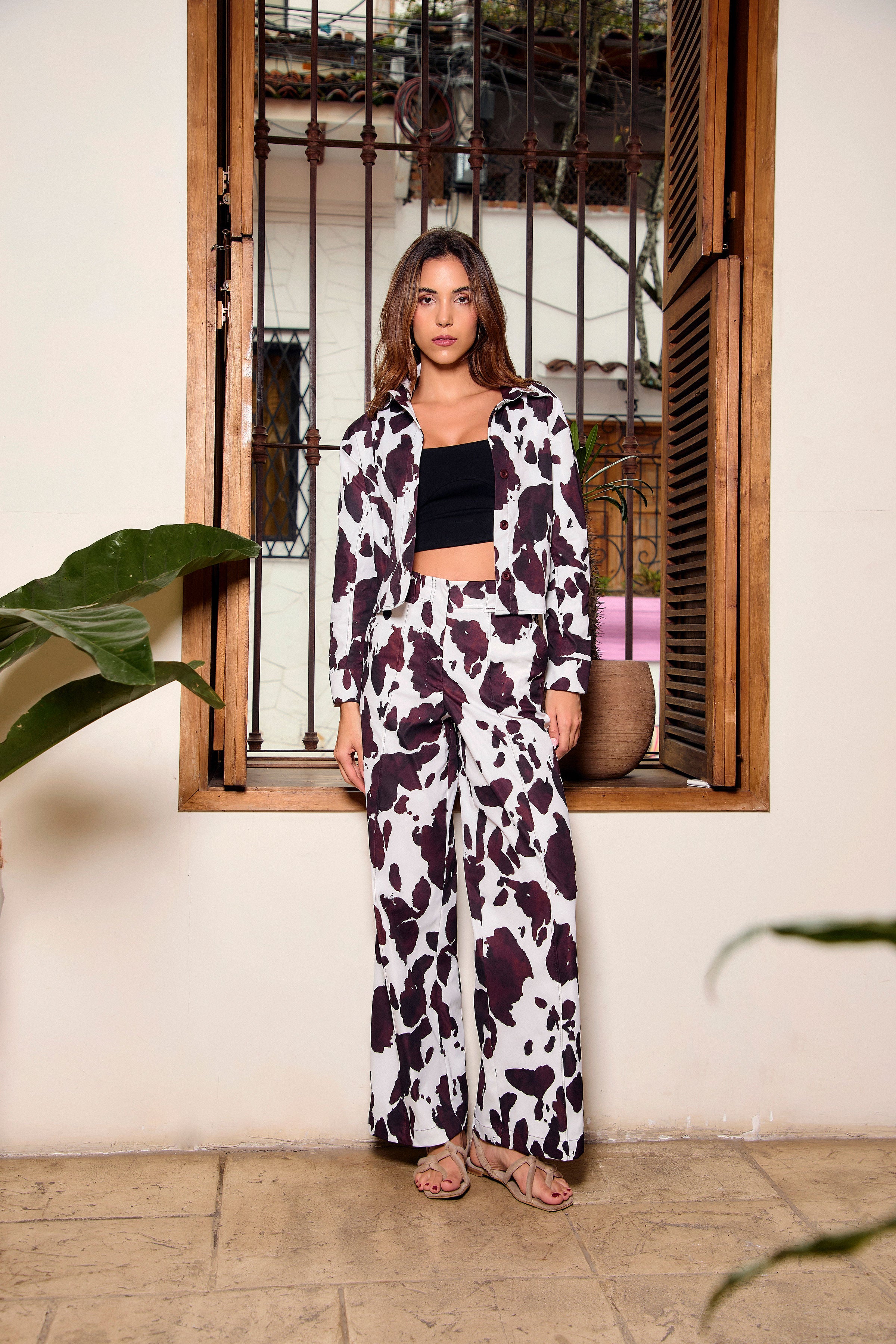 Pantalón Cow Print - Estampado