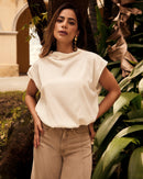Blusa Alma - Marfil