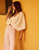 Blusa Solemne - Marfil