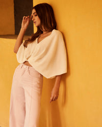 Blusa Solemne - Marfil