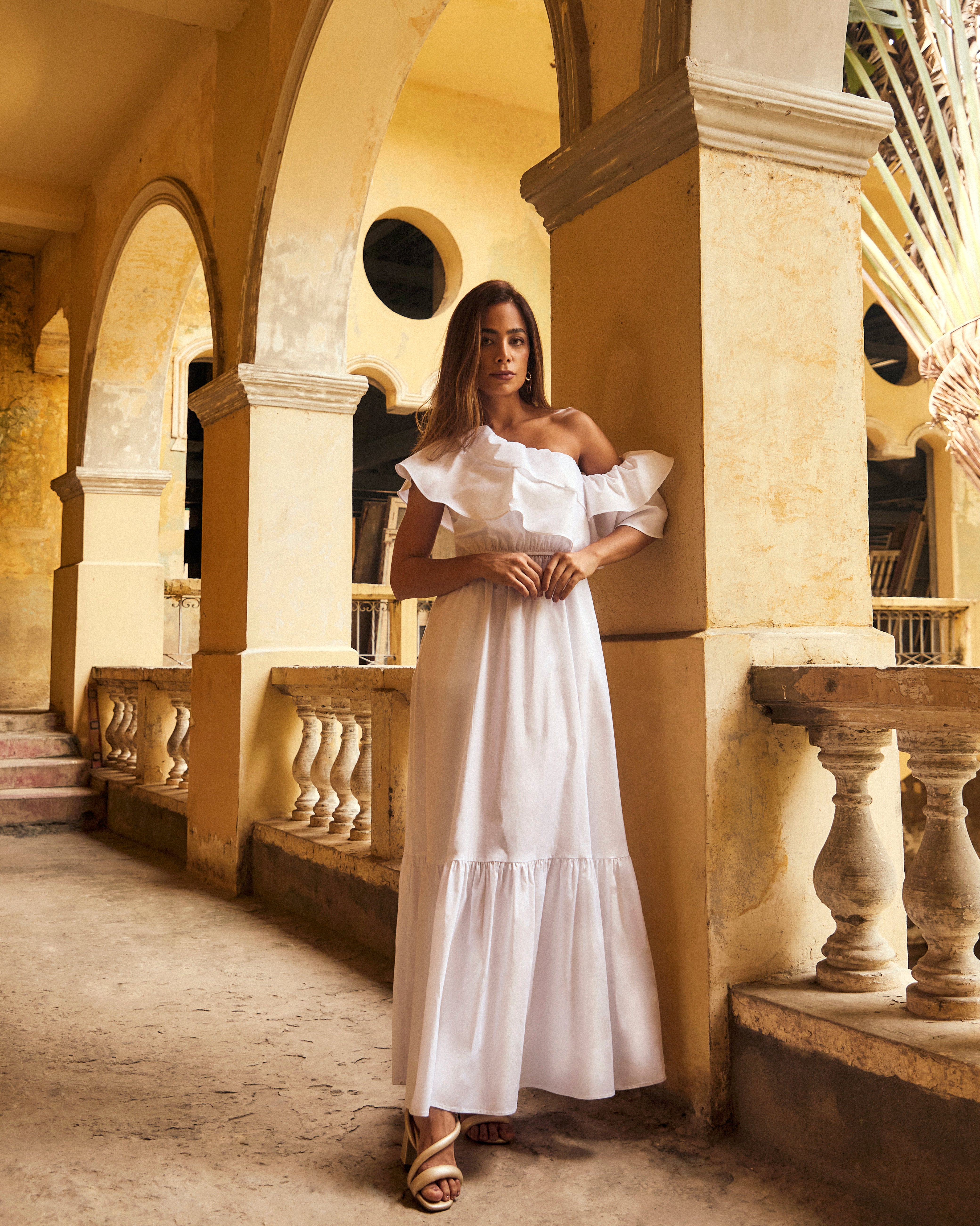 Vestido Encantadora - Blanco