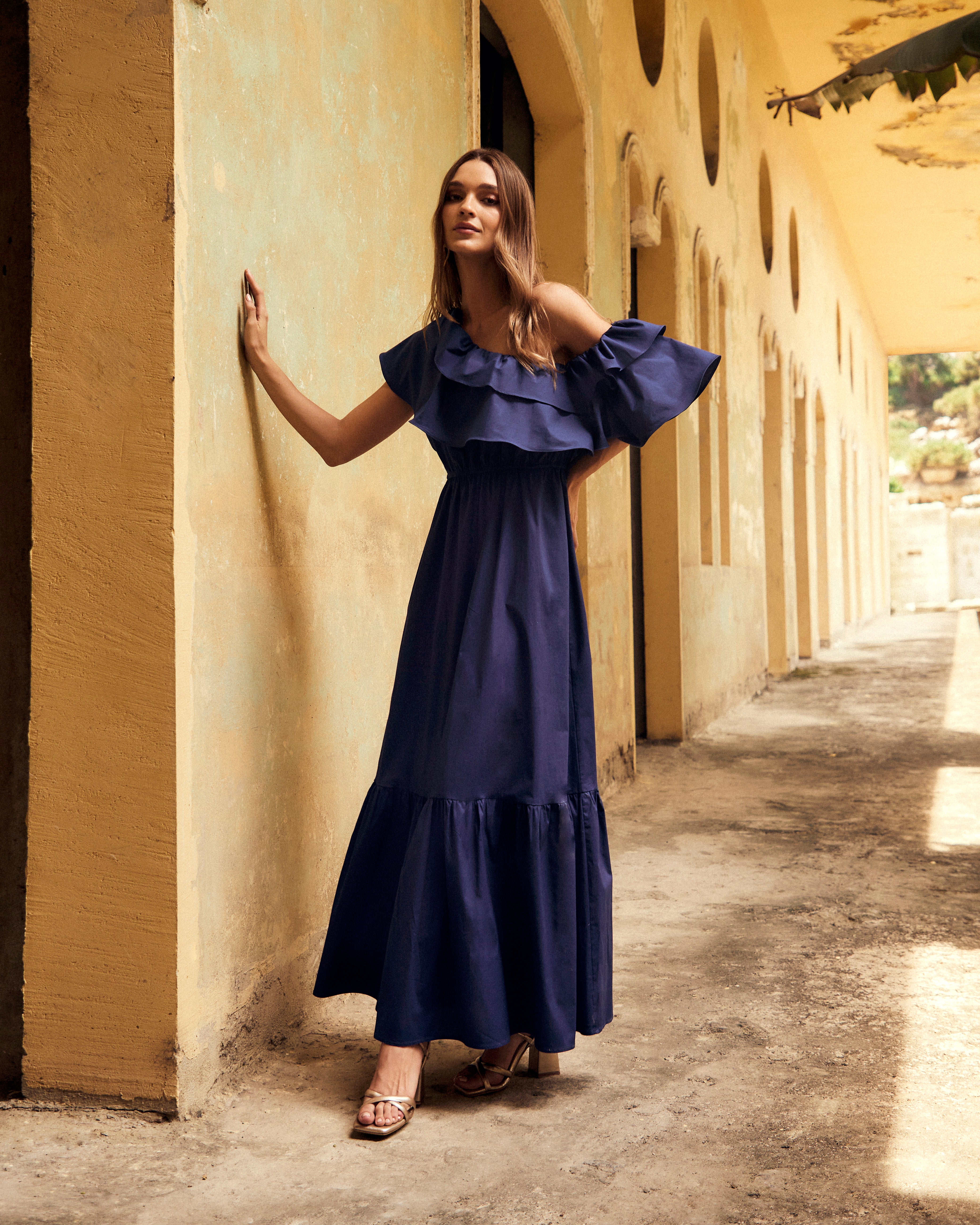 Vestido Encantadora - Azul