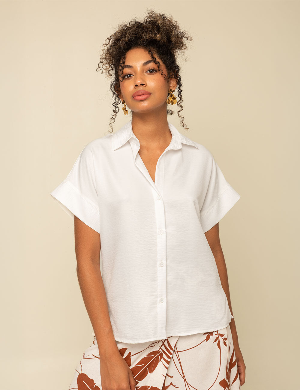 Blusa Terré - Marfil