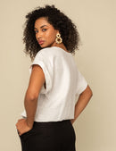 Blusa Opal - Marfil