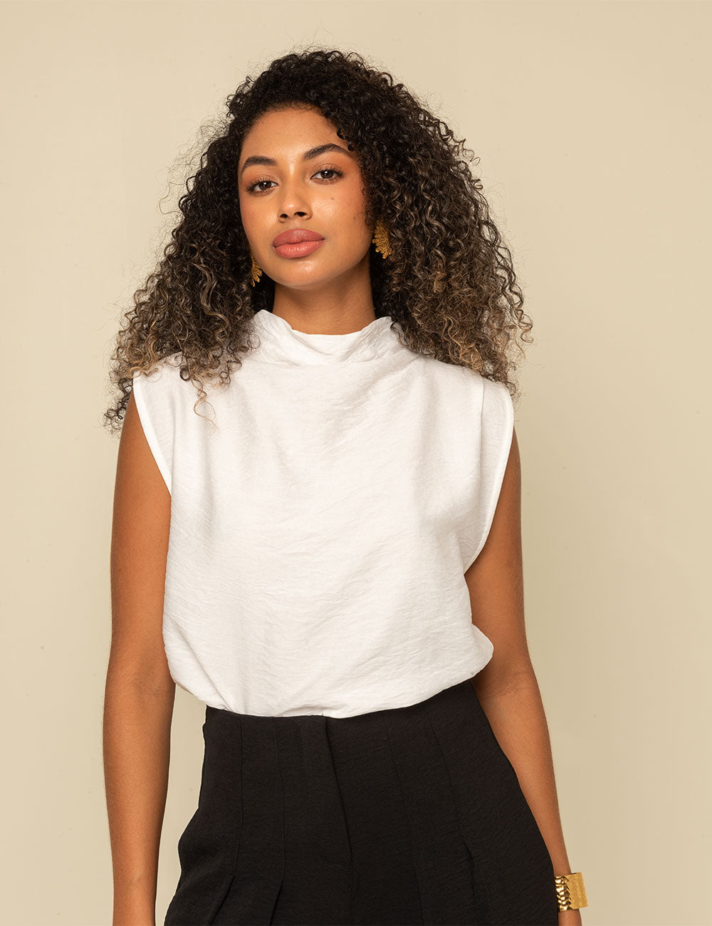 Blusa Lunel - Marfil