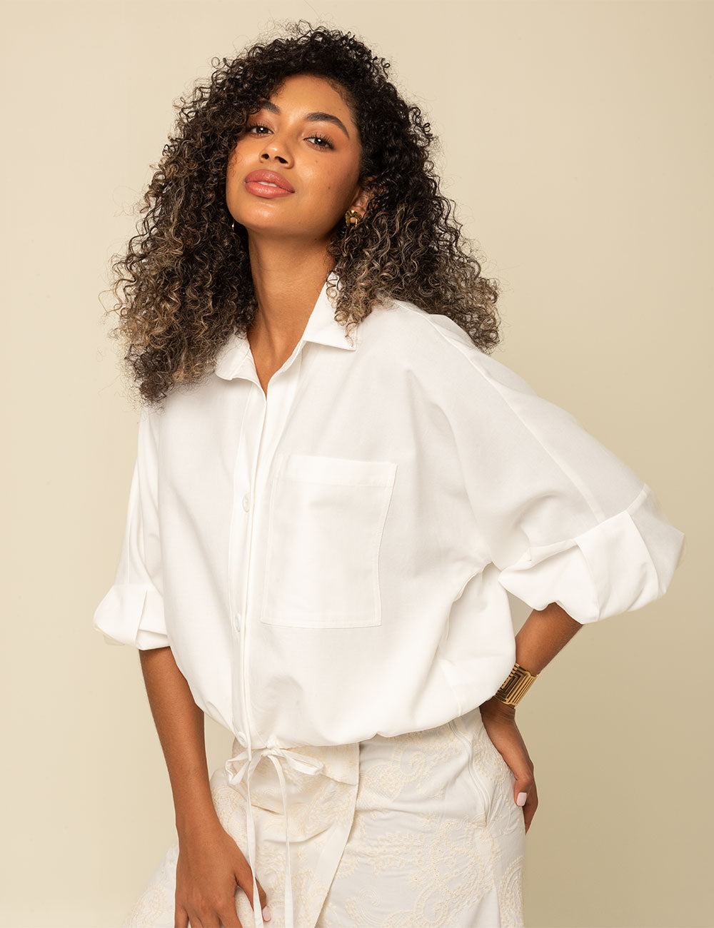 Blusa Claridad - Marfil