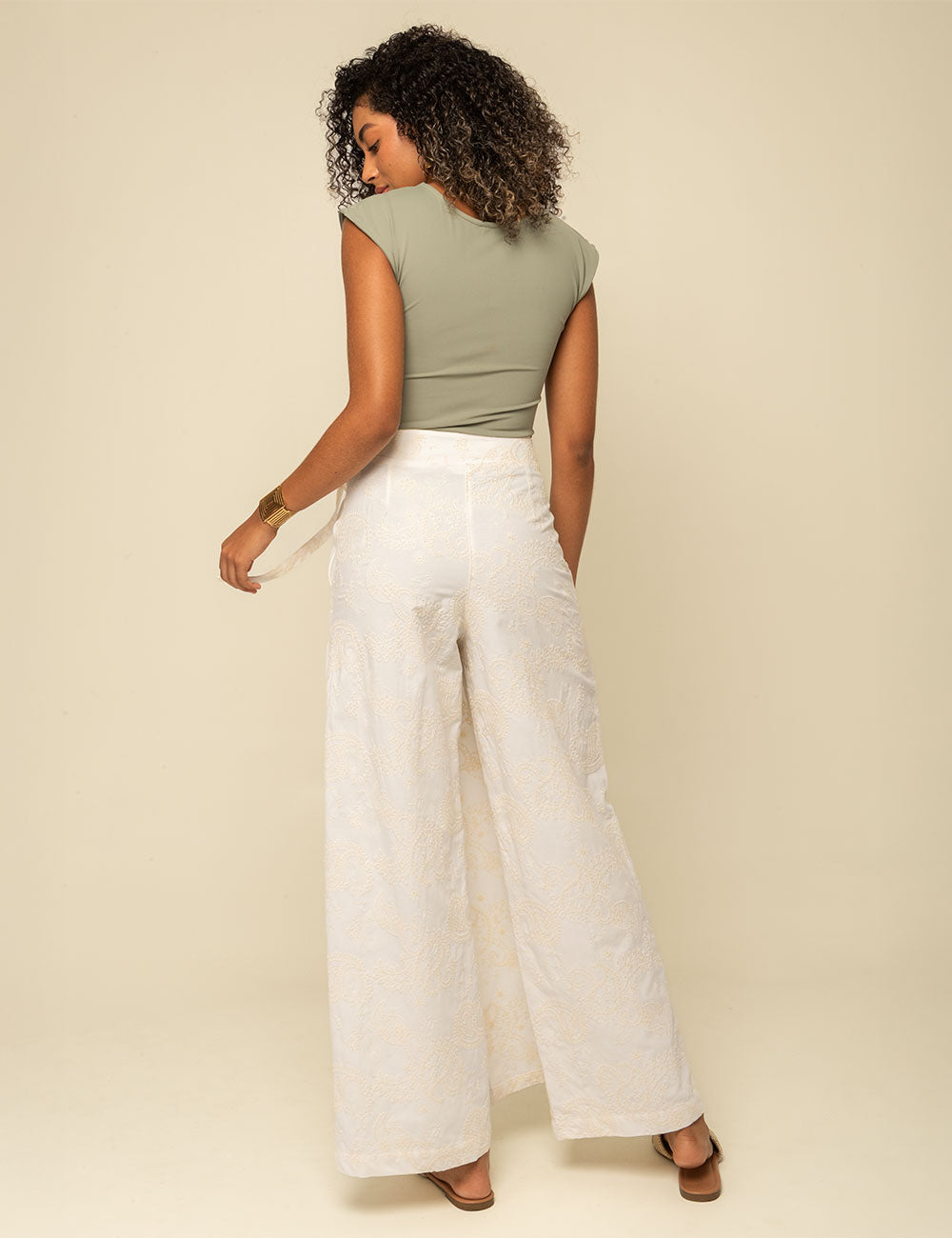 Falda Pantalón Ventura - Marfil