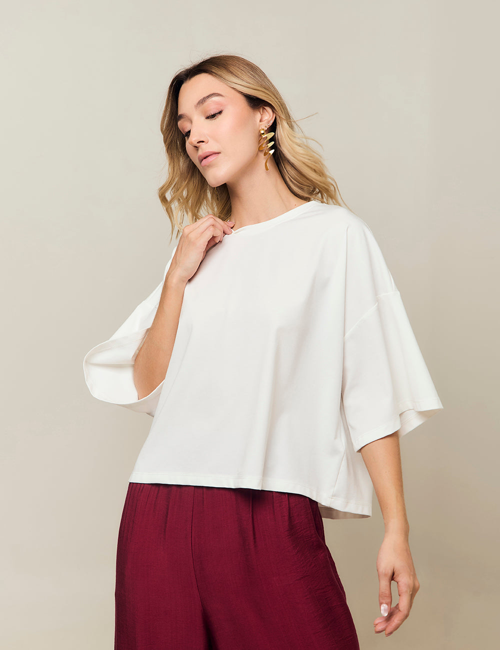 Blusa Naira - Marfil