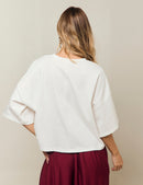 Blusa Naira - Marfil