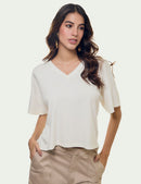 Blusa - Marfil