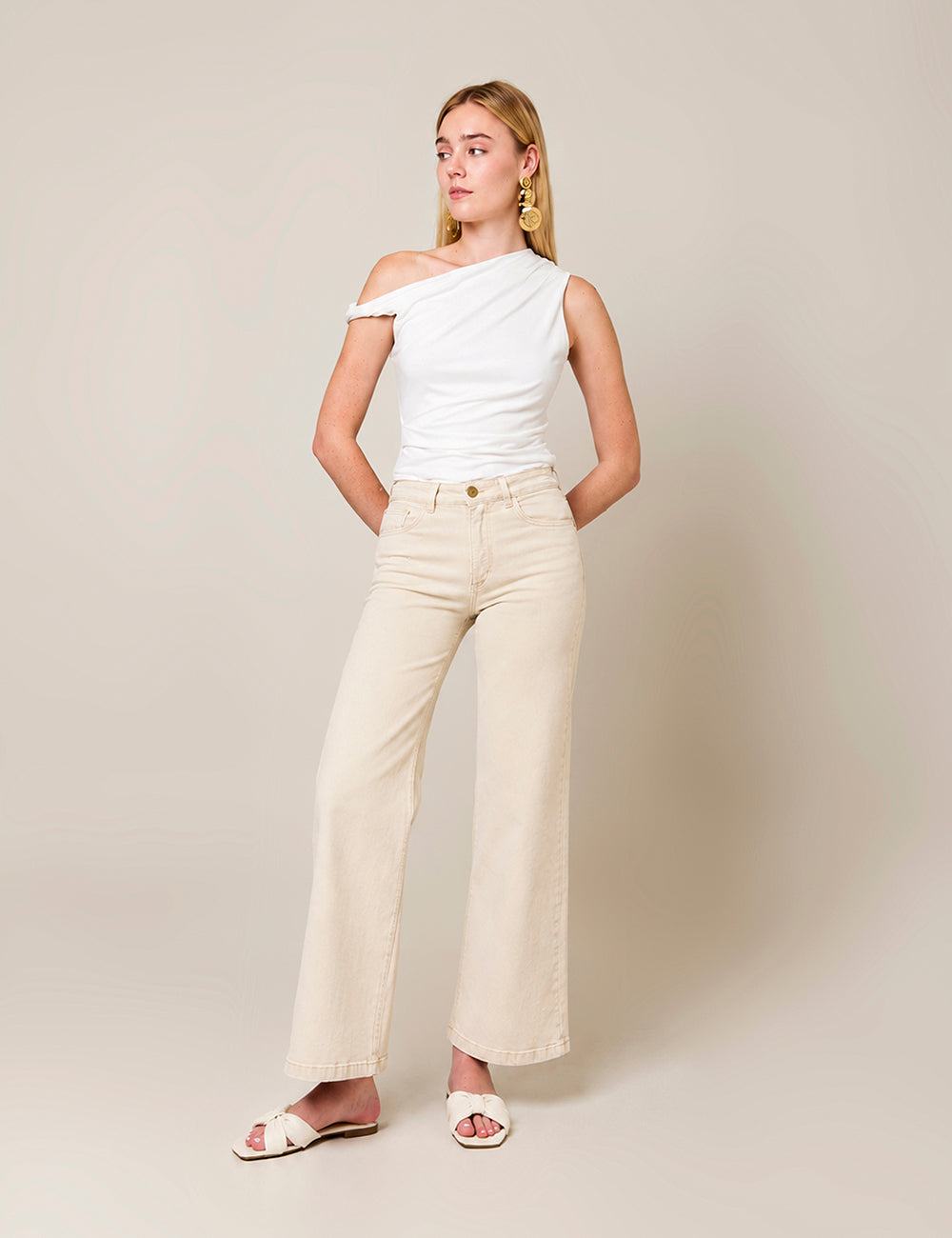 Pantalón Cima - Marfil