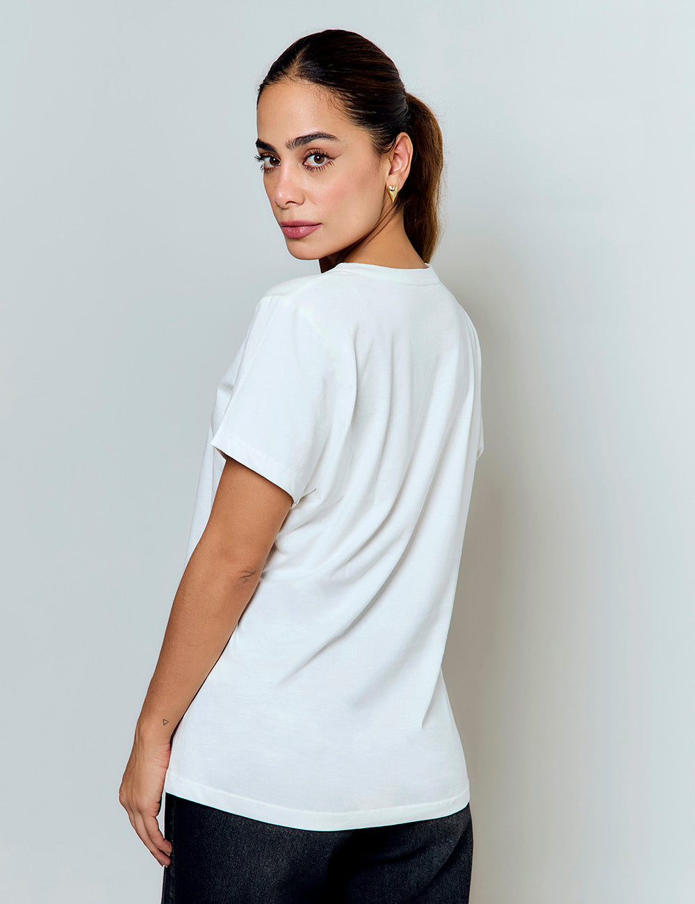 Camiseta a-mar - Marfil Cangrejo