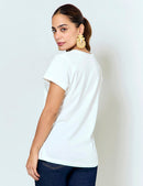 Camiseta a-mar - Marfil Silla