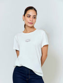 Camiseta a-mar - Marfil Atardecer