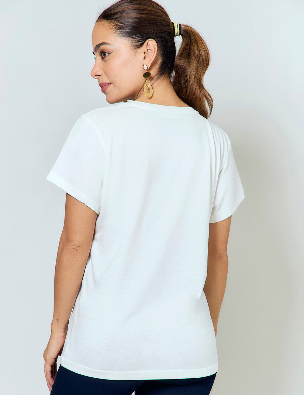 Camiseta a-mar - Marfil Atardecer