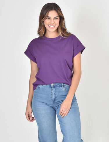 T-Shirt Oversize - Morado