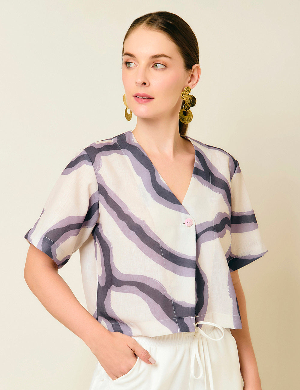 Camisero Iris - Estampado