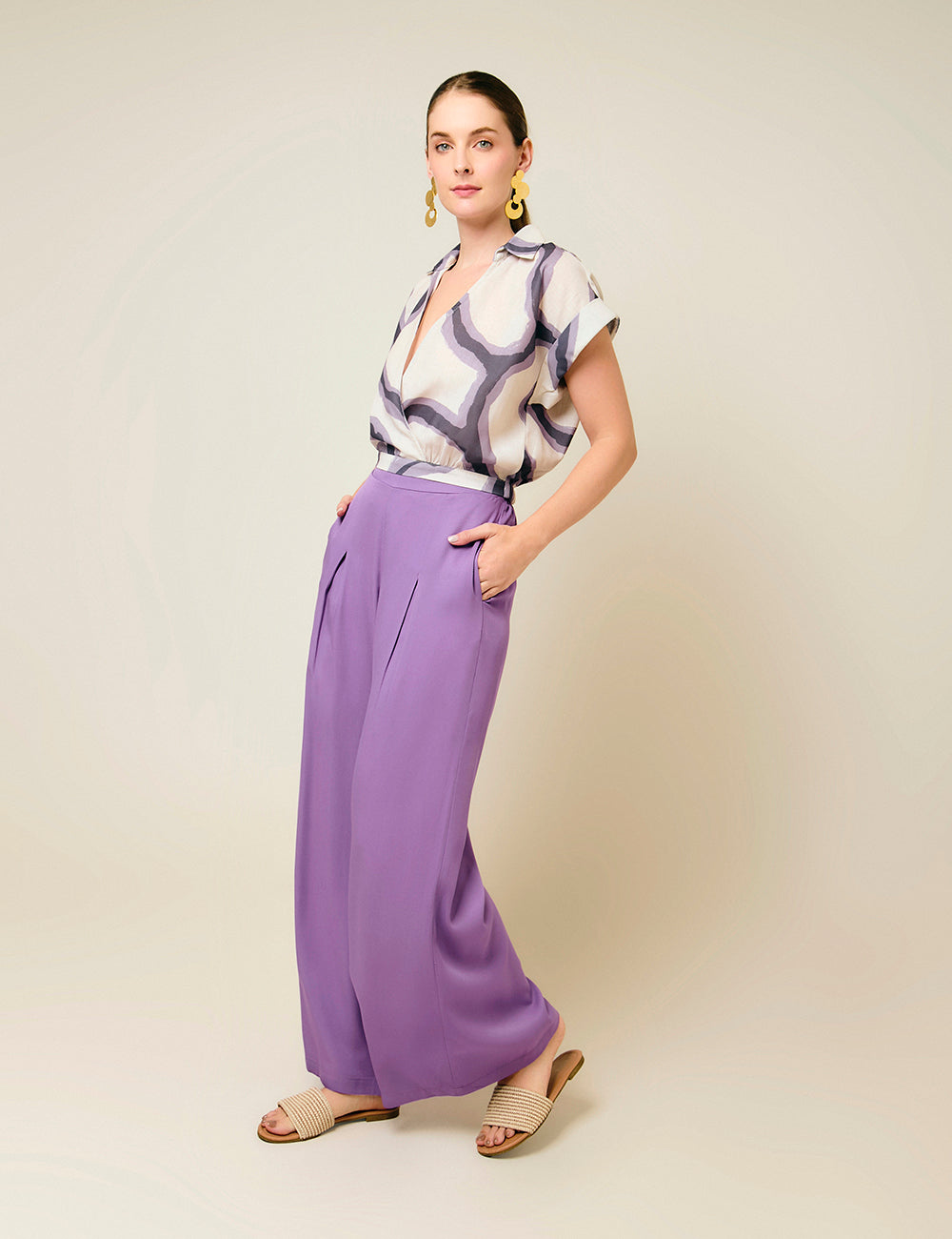 Pantalón Malva - Morado