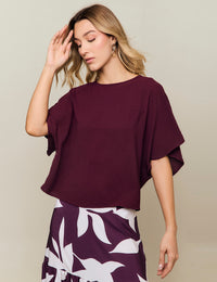 Blusa Nativa - Berenjena