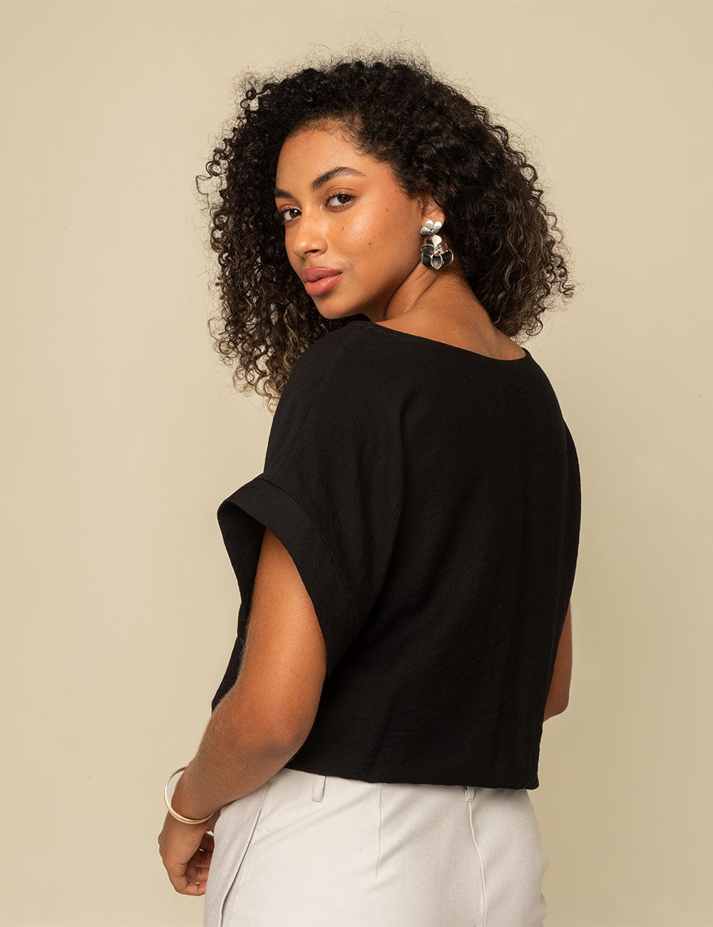 Blusa Opal - Negro