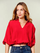 Blusa Leal - Rojo