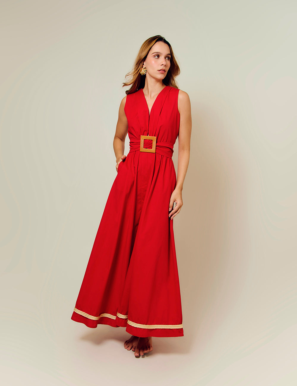 Vestido Idilio - Rojo