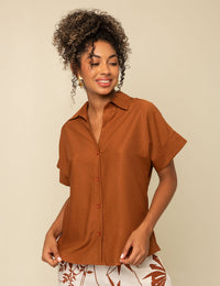 Blusa Terré - Terracota
