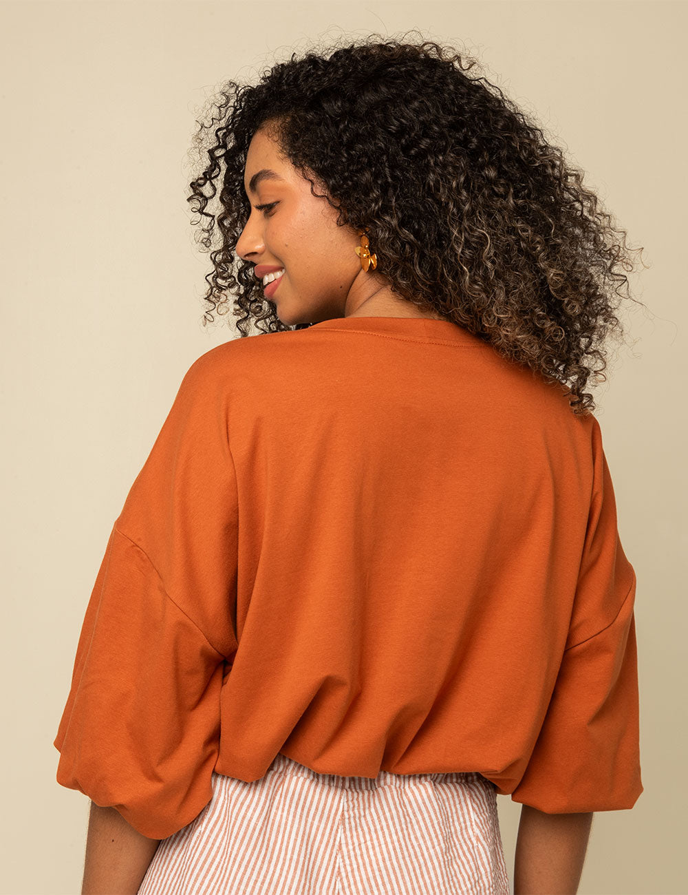Blusa Lob - Terracota