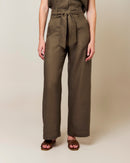 Pantalón Lino Puro - Verde