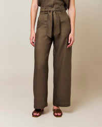 Pantalón Lino Puro - Verde