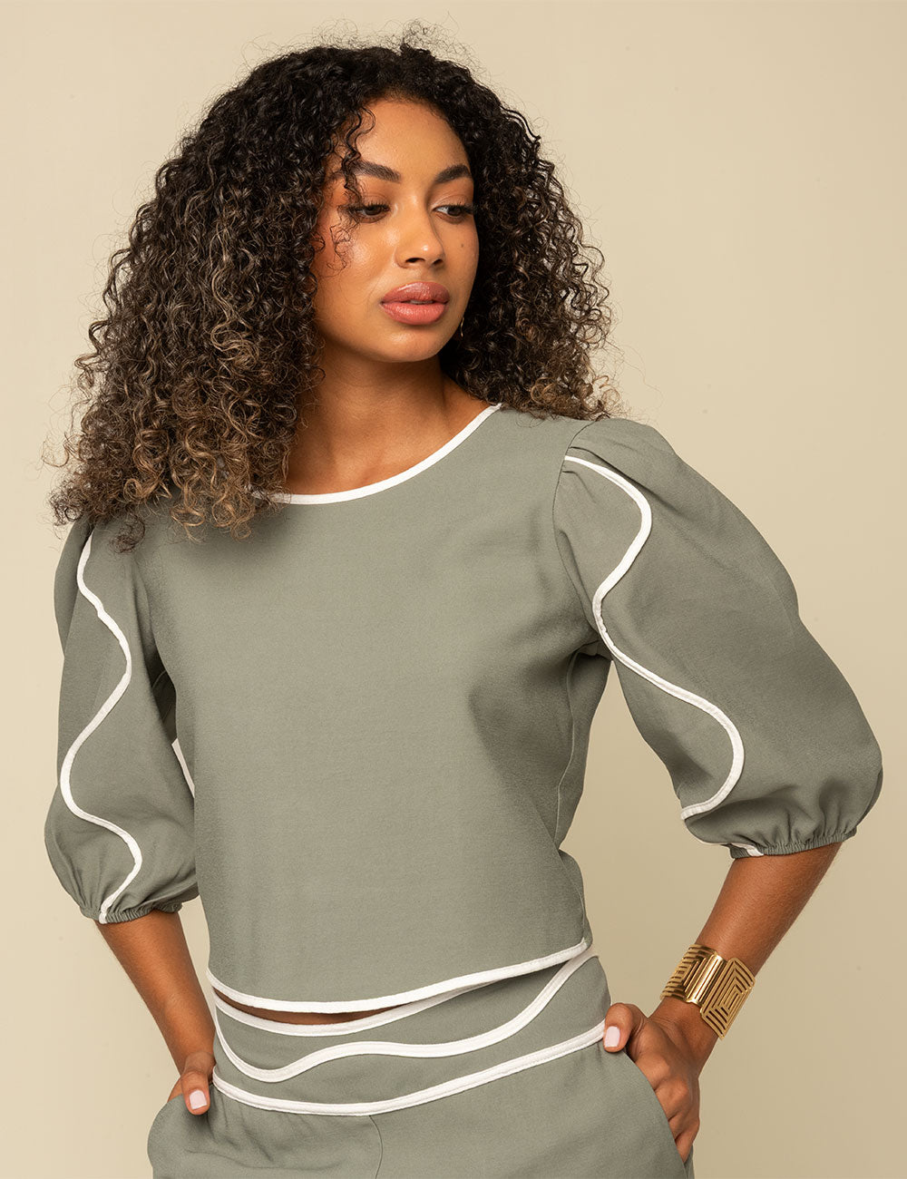 Blusa Gratitud - Verde