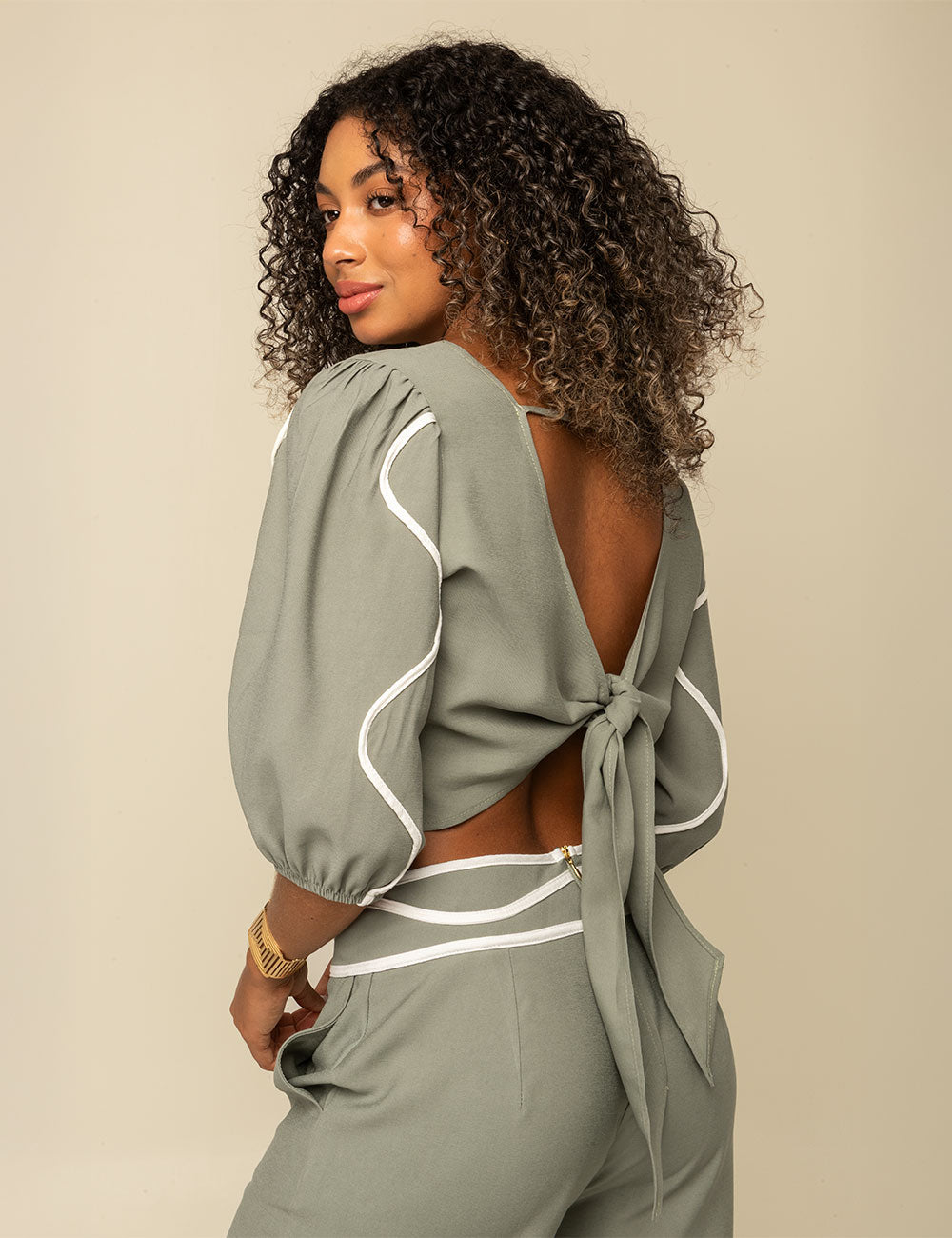 Blusa Gratitud - Verde