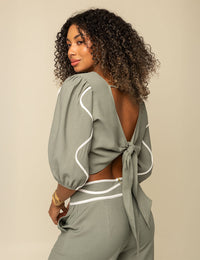 Blusa Gratitud - Verde
