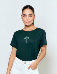 Camiseta a-mar - Verde Palmera
