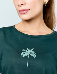 Camiseta a-mar - Verde Palmera