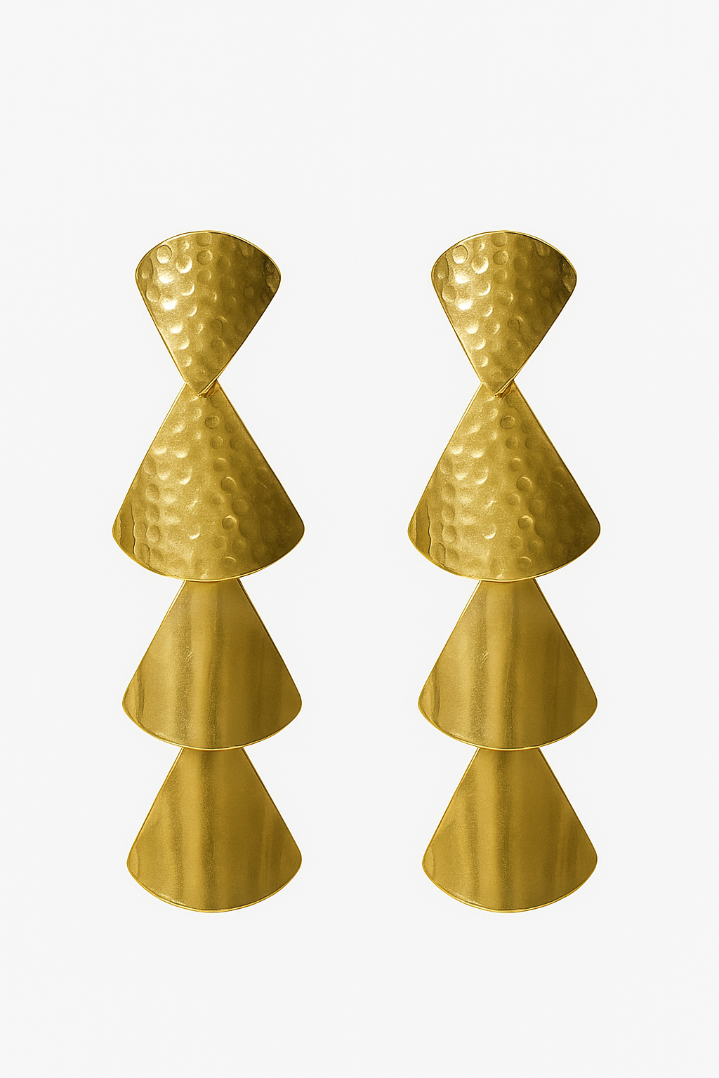 Aretes Trion - Dorado