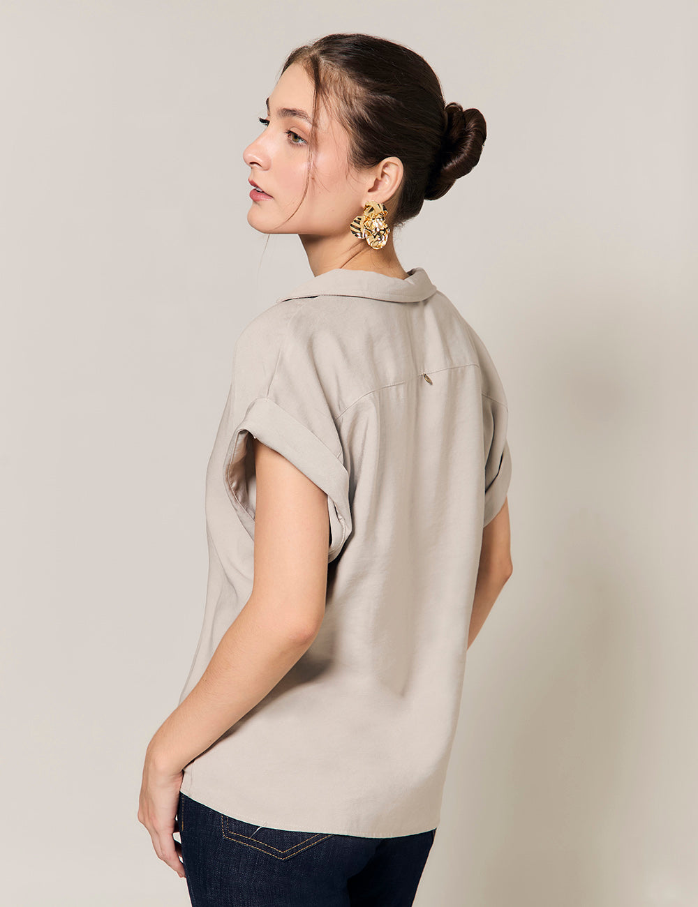 Blusa Ideal - Arena Oscuro.