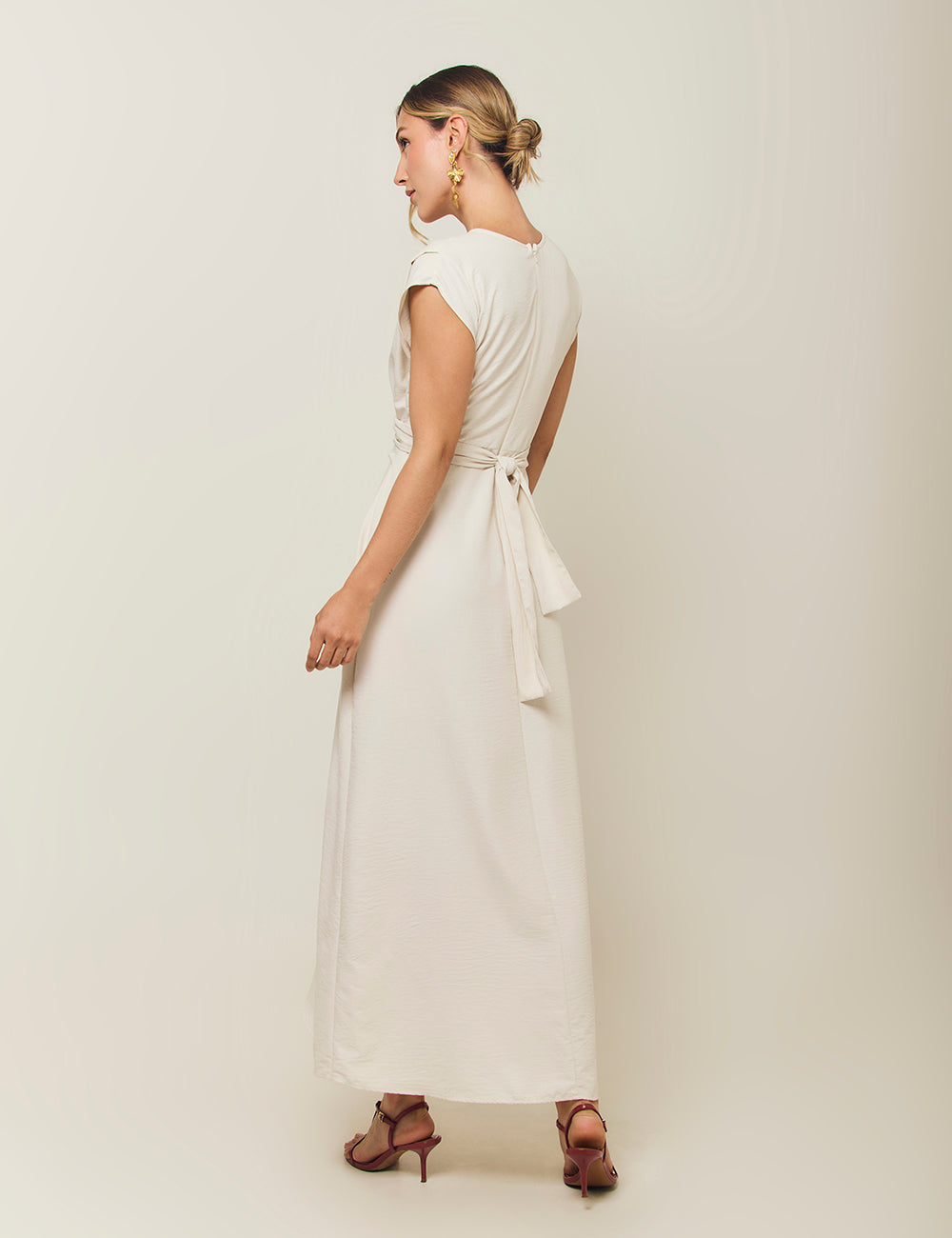 Vestido Sutil - Arena