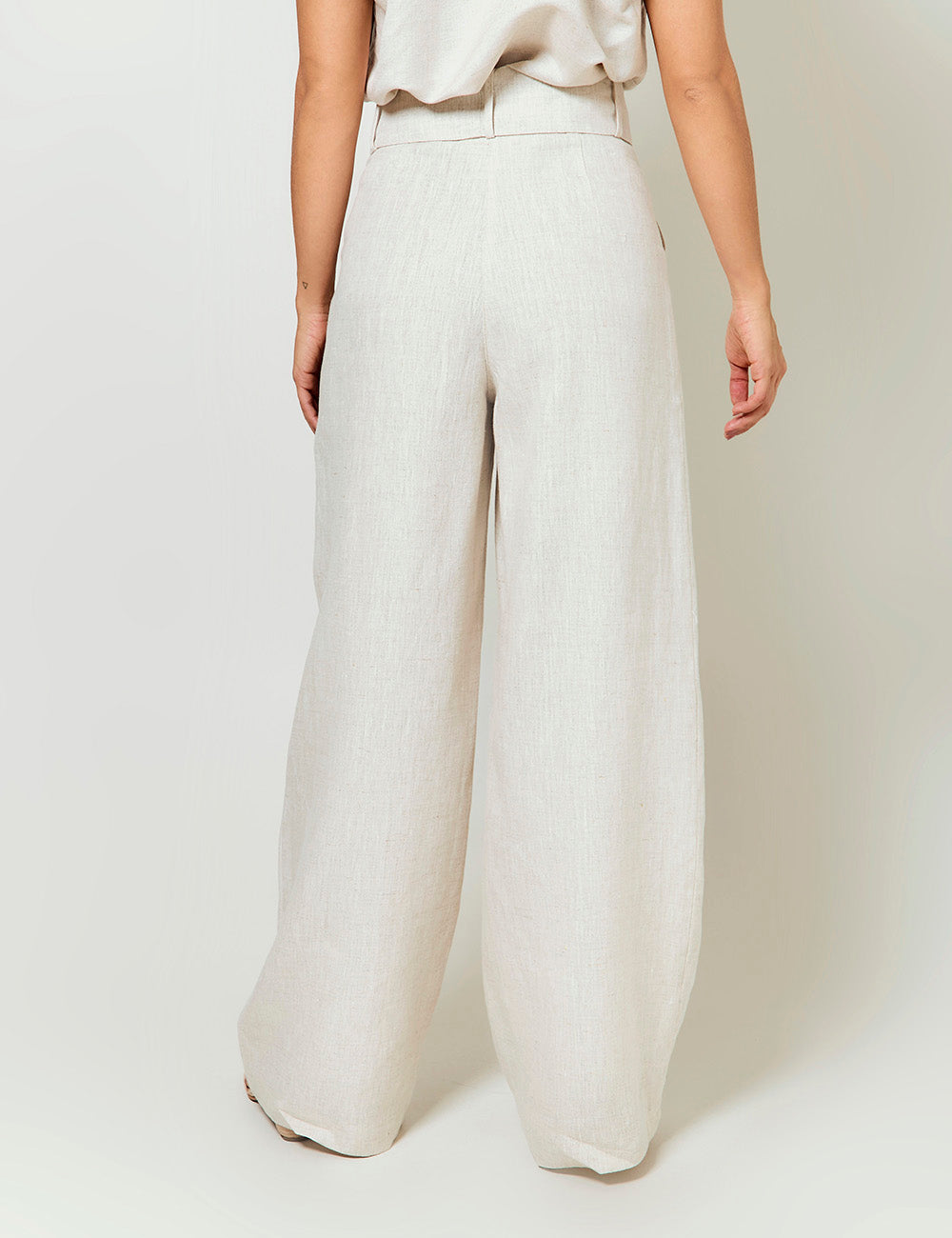 Pantalón Lino Puro - Arena
