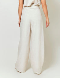 Pantalón Lino Puro - Arena