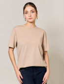 Camiseta Bordada - Arena