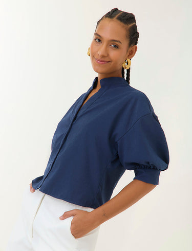 Blusa Nerú - Azul