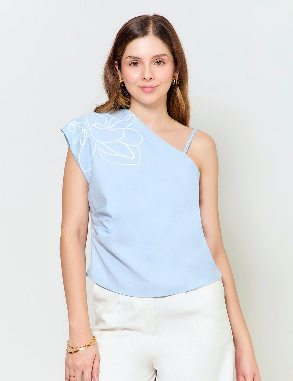 Blusa Cáliz - Azul