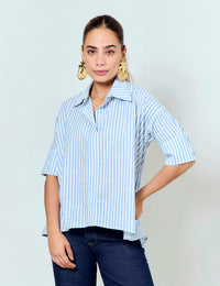 Blusón Celeste - Azul