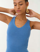 Vestido Hebra - Azul